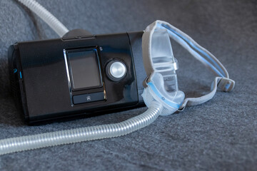 CPAP mask with a full face mask cpap machine against obstructive sleep apnea helps patients as...