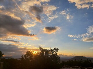 un bello atardecer 