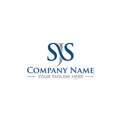 SJS Initial Logo Design for Your Company