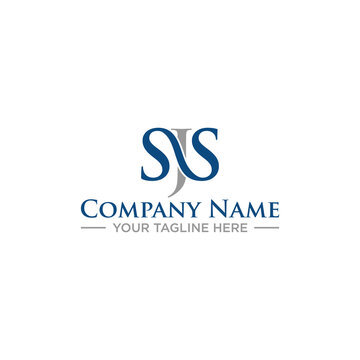 SJS Initial Logo Design for Your Company