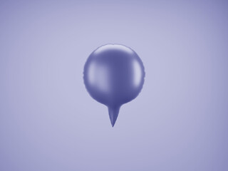 Purple Speech Bubble