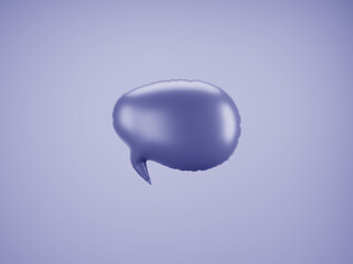 Purple Speech Bubble
