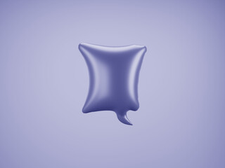 Pantone Purple Speech Balloon