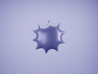 Pantone Purple Speech Balloon