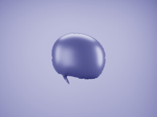 Purple Speech Balloon template