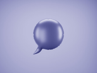 Pantone Purple Speech Balloon
