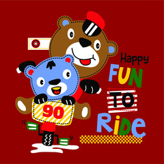 Fun Ride Baby Vector Design