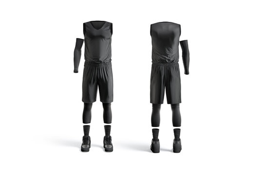 Black basketball jersey clearance