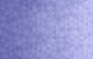 Triangle geometric pattern purple very peri gradient. Abstract background design for publication, cover, banner, poster, web design, backdrop, wall. Vector illustration.