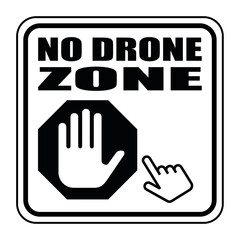 Logo no drone zone.