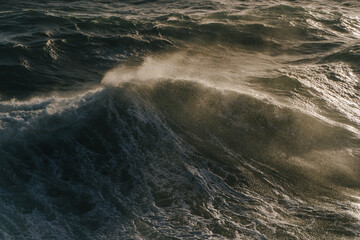 photo of waves of the atlantic ocean