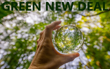green deal - ecological concept
