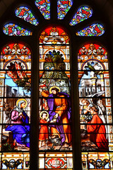 Sarzeau, France - june 6 2021 : Saint Saturnin church