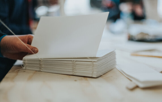 Journal making.