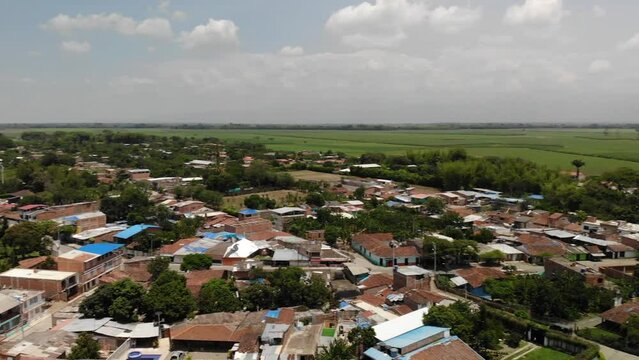 Rozo. Valle del Cauca. Colombia. Aerial view.