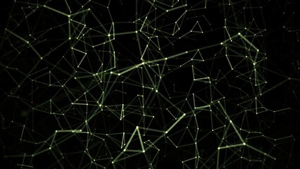 Obraz premium Abstract plexus technology science concept