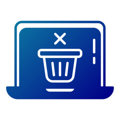 laptop and basket shop