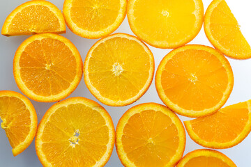 colorful versions of freshly sliced citrus fruits