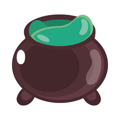 cauldron with potion