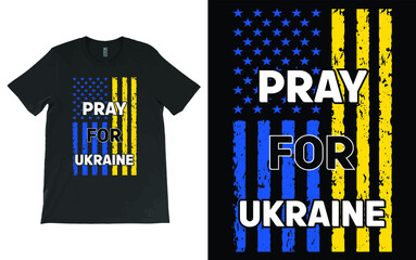I Stand With Ukraine T-Shirt Vector, I Support Ukraine Shirt, American Flag, Ukrainian Flag, Ukraine Shirt, I Stand With Ukraine T-Shirt,