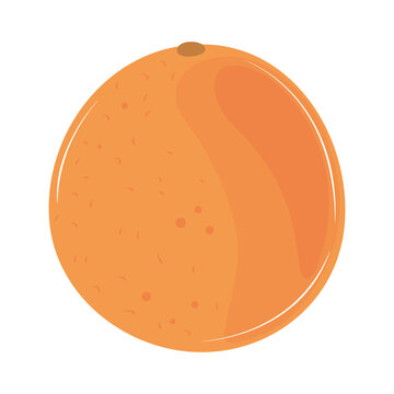 orange cartoon icon