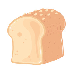 bread cartoon icon