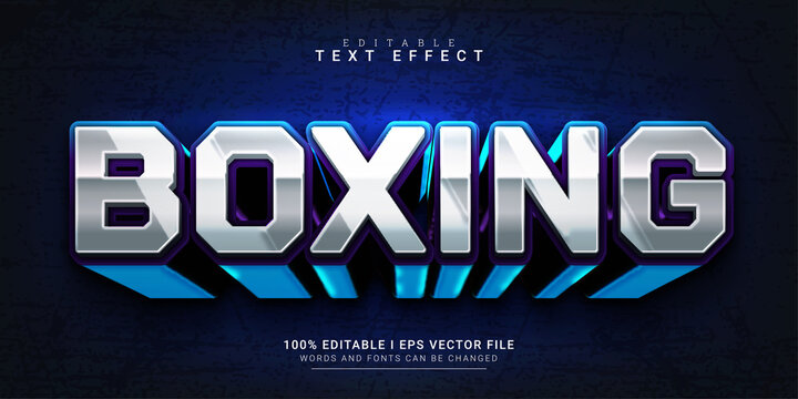 boxing 3d style test effect