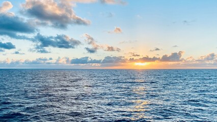 Fototapeta premium sunset over the sea