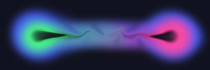 liquid colorful shapes isolated on black geometric background. Fluid vivid gradients