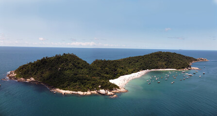 Fototapeta premium Ilha do Campeche - Praia Florianópolis - Santa Catarina Brasil