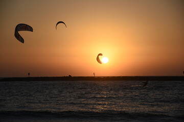 Sunset Kitesurf Tel-Aviv