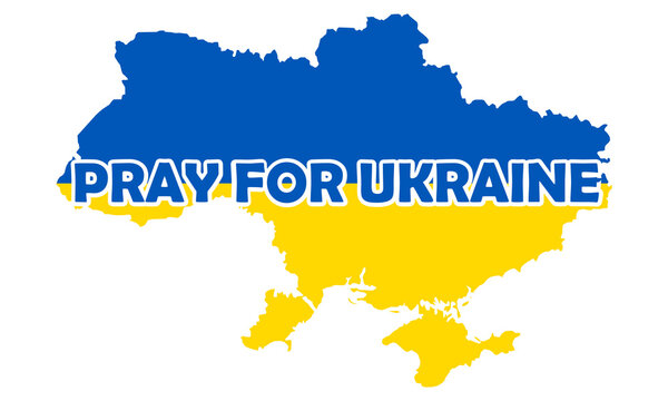 Pray For Ukraine, Ukraine And Russia War, Ukraine Map Svg