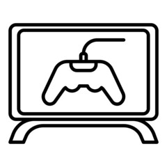 gamepad and monitor © Pictranoosa
