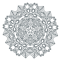 beautiful floral mandala vector for design