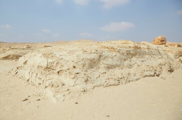 Fototapeta na wymiar El Lahun's Mysterious Limestone Mastabas