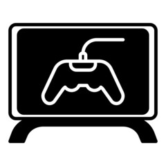 gamepad and monitor © Pictranoosa