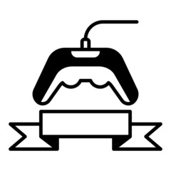 gamepad and ribbon gamer © Pictranoosa