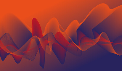 Futuristic vibrant gradient abstract background Fluid Shape design style for websites banner