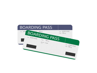 Fototapeta premium 航空券 シンプル