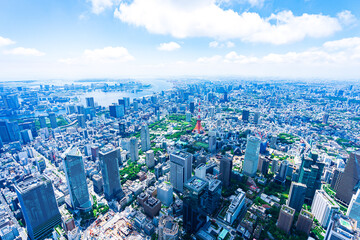 東京タワー・空撮写真