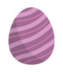 striped easter egg
