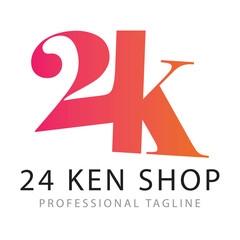 24 ken Number Logo