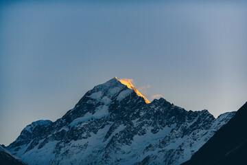 Mountain scenery in New Zealand