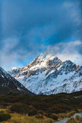 Fototapeta na wymiar Mountain scenery in New Zealand