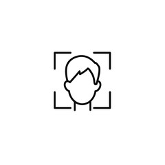 potrait photography icons  symbol vector elements for infographic web