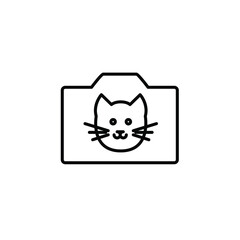 pet photoshoot icons  symbol vector elements for infographic web