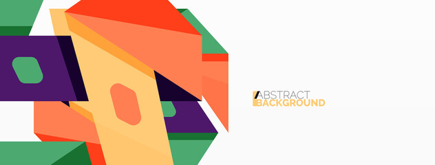 Abstract line and triangle background. Creative geometric abstract backdrop. Business template for wallpaper, banner, background or landing