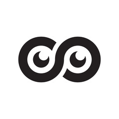 infinity eye logo design