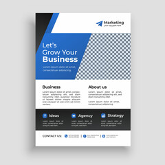 Business Flyer Corporate Flyer Template Geometric shape Flyer Circle Abstract Colorful concepts
flyer in A4 with colorful triangles