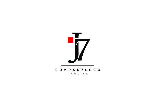  Alphabet letters Initials logo J7
